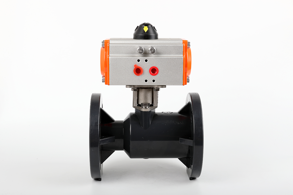 嘉积镇气动法兰一体球阀